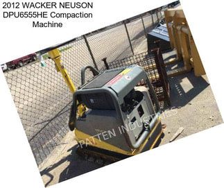 2012 WACKER NEUSON DPU6555HE Compaction Machine