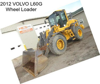 2012 VOLVO L60G Wheel Loader