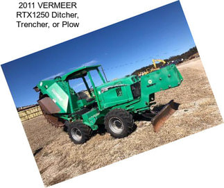 2011 VERMEER RTX1250 Ditcher, Trencher, or Plow