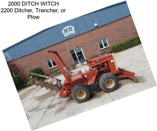 2000 DITCH WITCH 2200 Ditcher, Trencher, or Plow