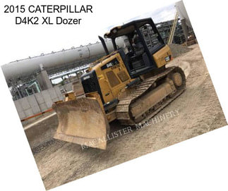 2015 CATERPILLAR D4K2 XL Dozer