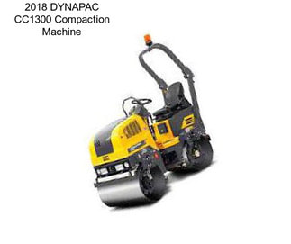 2018 DYNAPAC CC1300 Compaction Machine