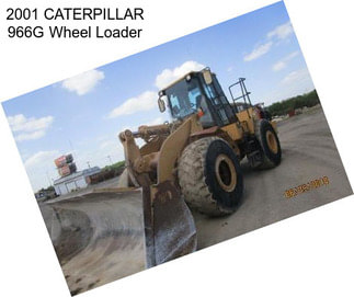 2001 CATERPILLAR 966G Wheel Loader