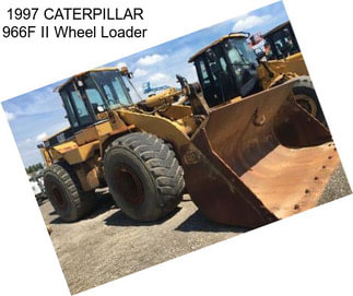 1997 CATERPILLAR 966F II Wheel Loader