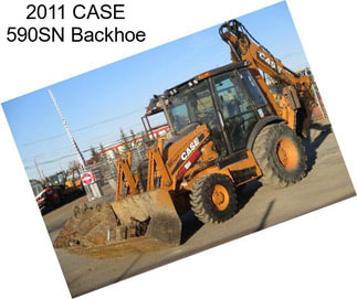 2011 CASE 590SN Backhoe