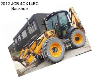 2012 JCB 4CX14EC Backhoe