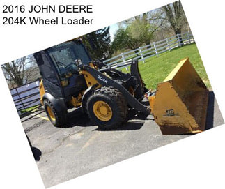 2016 JOHN DEERE 204K Wheel Loader