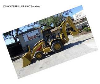 2005 CATERPILLAR 416D Backhoe