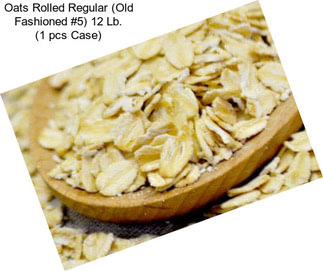 Oats Rolled Regular (Old Fashioned #5) 12 Lb. (1 pcs Case)