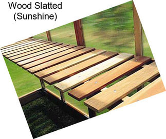 Wood Slatted (Sunshine)