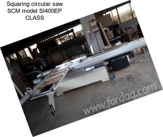 Squaring circular saw SCM model SI400EP CLASS