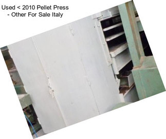 Used < 2010 Pellet Press - Other For Sale Italy