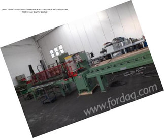 Used CURSAL TRV500+PV500+HM500-RALM3000X550+RSLM4000X550+7VRF 1999 Circular Saw For Sale Italy