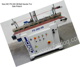 New MC PS 200 HB Belt Sander For Sale Poland