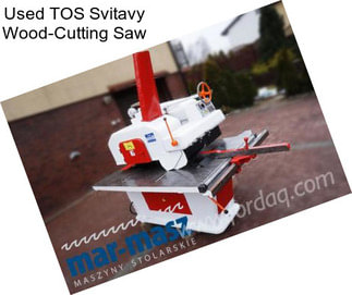 Used TOS Svitavy Wood-Cutting Saw