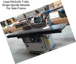 Used PAOLINI T140L Single Spindle Moulder For Sale France