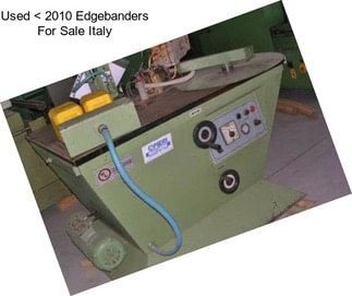 Used < 2010 Edgebanders For Sale Italy