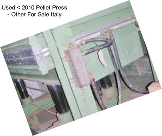 Used < 2010 Pellet Press - Other For Sale Italy