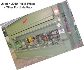 Used < 2010 Pellet Press - Other For Sale Italy