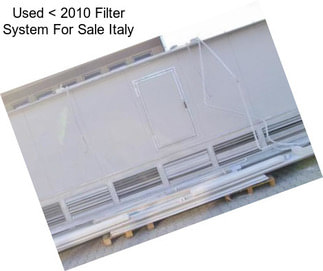 Used < 2010 Filter System For Sale Italy