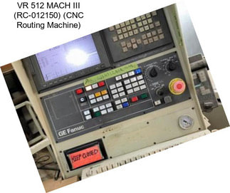 VR 512 MACH III (RC-012150) (CNC Routing Machine)