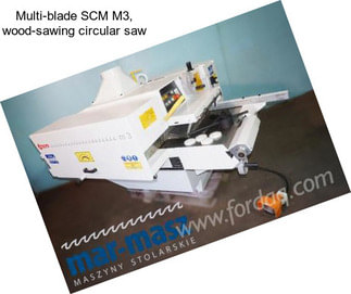 Multi-blade SCM M3, wood-sawing circular saw