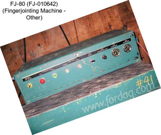 FJ-80 (FJ-010642) (Fingerjointing Machine - Other)