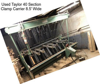 Used Taylor 40 Section Clamp Carrier 8.5\' Wide