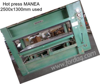 Hot press MANEA 2500x1300mm used