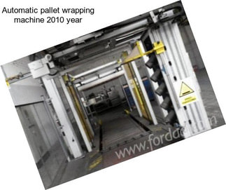 Automatic pallet wrapping machine 2010 year