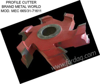 PROFILE CUTTER BRAND METAL WORLD MOD. MEC 665/31-71611