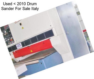 Used < 2010 Drum Sander For Sale Italy