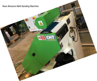 New Abrasive Belt Sanding Machine