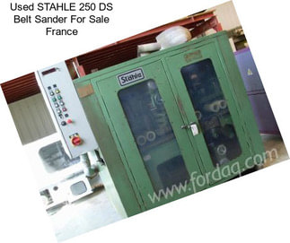 Used STAHLE 250 DS Belt Sander For Sale France