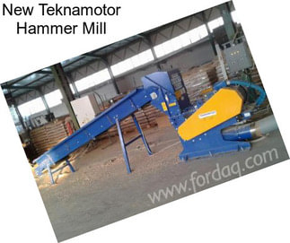 New Teknamotor Hammer Mill