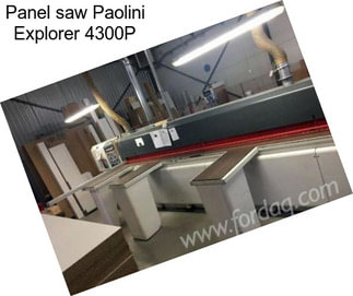 Panel saw Paolini Explorer 4300P