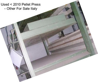 Used < 2010 Pellet Press - Other For Sale Italy