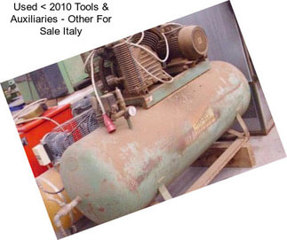 Used < 2010 Tools & Auxiliaries - Other For Sale Italy