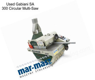 Used Gabiani SA 300 Circular Multi-Saw