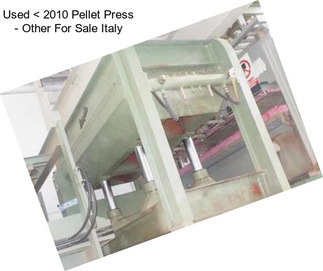 Used < 2010 Pellet Press - Other For Sale Italy