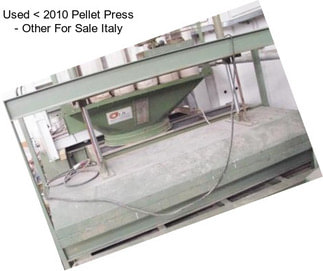 Used < 2010 Pellet Press - Other For Sale Italy