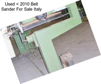 Used < 2010 Belt Sander For Sale Italy