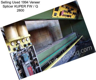 Selling Used 1994 Veneer Splicer KUPER FW / Q 2800