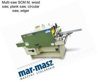 Multi-saw SCM M, wood saw, plank saw, circular saw, edger