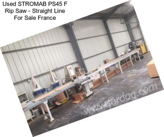 Used STROMAB PS45 F Rip Saw - Straight Line For Sale France