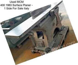 Used MCM 400 1983 Surface Planer - 1 Side For Sale Italy