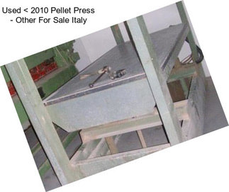 Used < 2010 Pellet Press - Other For Sale Italy