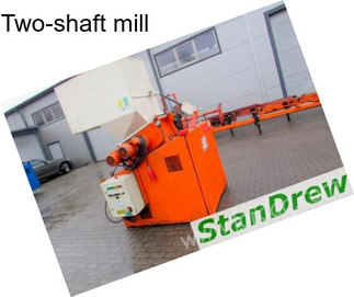 Two-shaft mill