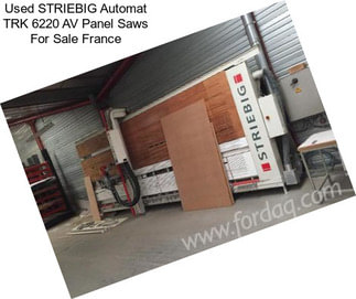 Used STRIEBIG Automat TRK 6220 AV Panel Saws For Sale France