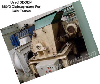 Used SEGEM 880/2 Disintegrators For Sale France